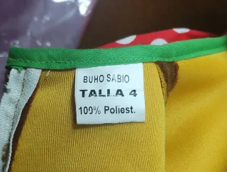 Disfraz infantil Búho Sabio Talla 4