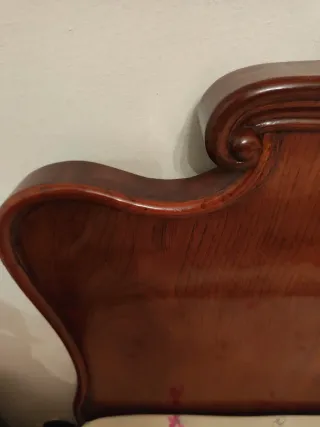 Dormitorio de madera de castaño