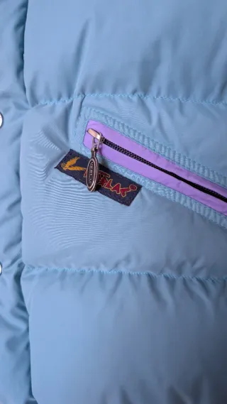 Cazadora Verlac de plumón bicolor