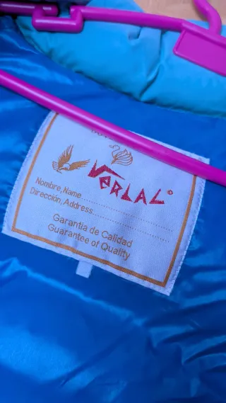 Cazadora Verlac de plumón bicolor