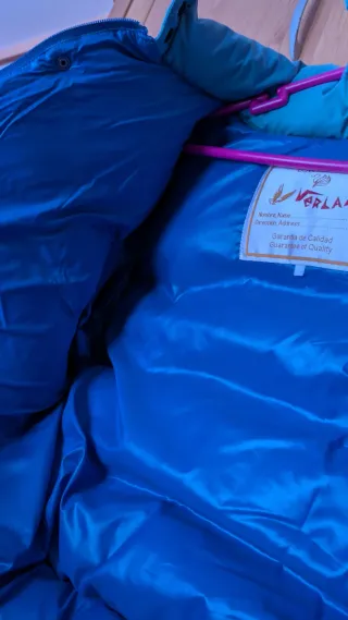 Cazadora Verlac de plumón bicolor