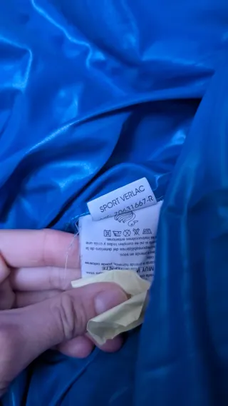 Cazadora Verlac de plumón bicolor