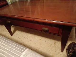 Mesita de salón madera 110x60x55cm