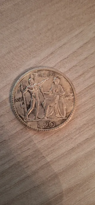 Moneta 20 Lire Vittorio Emanuele III