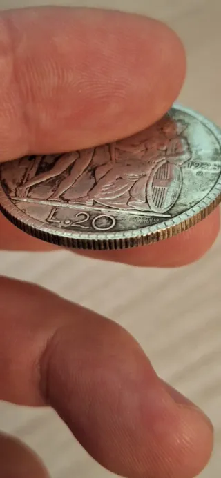 Moneta 20 Lire Vittorio Emanuele III