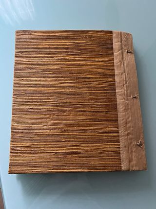 Album foto decorato con conchiglie