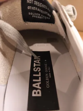 Golden Goose Mujer Talla 38 Plata/Blanco