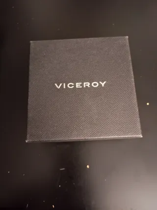 Pulsera Viceroy Hombre Negra y Plateada