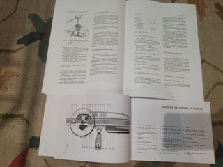 SEAT 127 1a SERIE MANUAL DE TALLER + INSTRUCCIONES