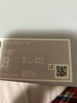 Zapatillas Nike Air Force 1 Negras