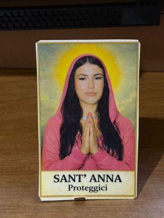 Santino plastificato Anna Pepe
