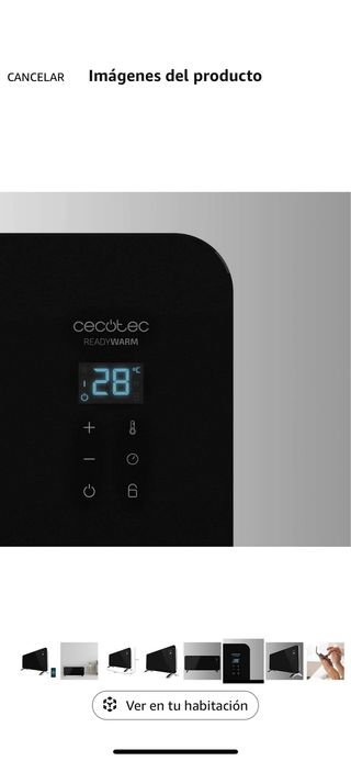 Cecotec Radiador Eléctrico Bajo Consumo