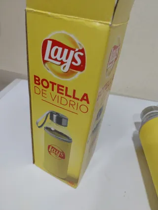 Botella de Cristal Lay's Amarilla