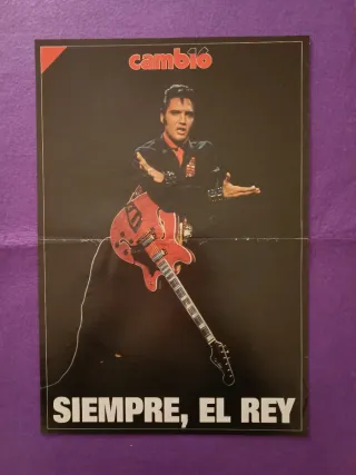 Lote 2 Pósters Elvis Presley Antiguos