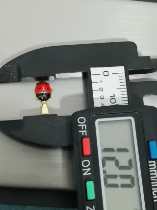 Colgante Oro 18k Mariquita