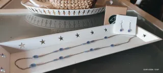 Conjunto collar y pendientes