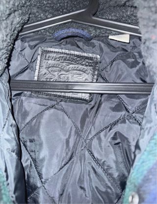 Abrigo Levi's cuadros enguatado para hombre