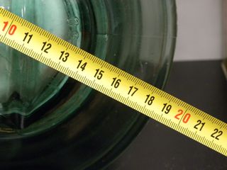 Pisapapeles / Sujetalibros de cristal verde