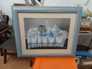 Cuadro bodegón cocina comedor