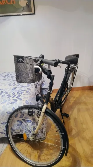 Bicicleta de paseo con cesta