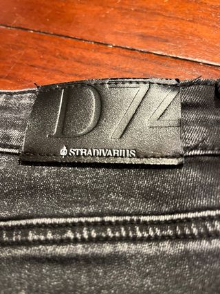 Pantalones Campana Stradivarius Talla 36 Negros