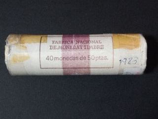 CARTUCHO 40 MONEDAS DE 50 Ptas. 1983 S/C.