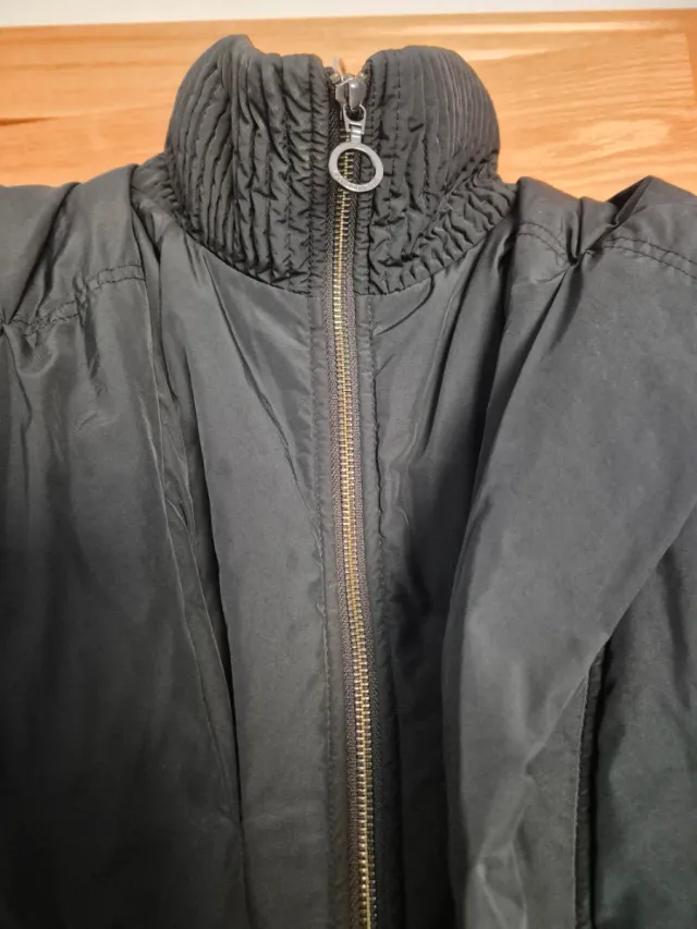 Abrigo Adolfo Domínguez Negro Nylon