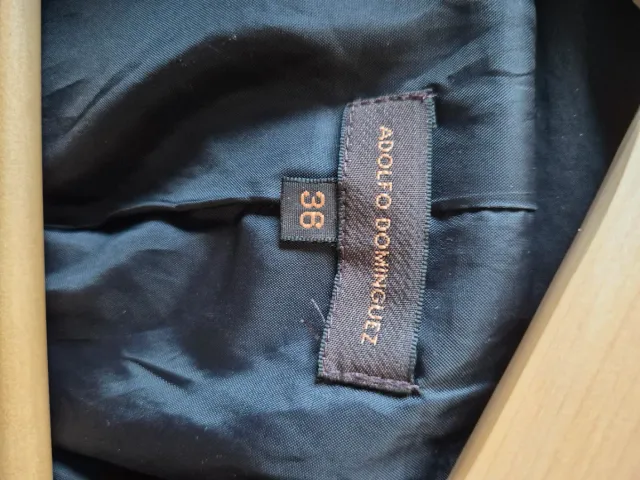 Abrigo Adolfo Domínguez Negro Nylon