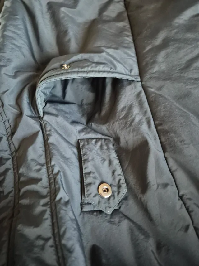 Abrigo Adolfo Domínguez Negro Nylon