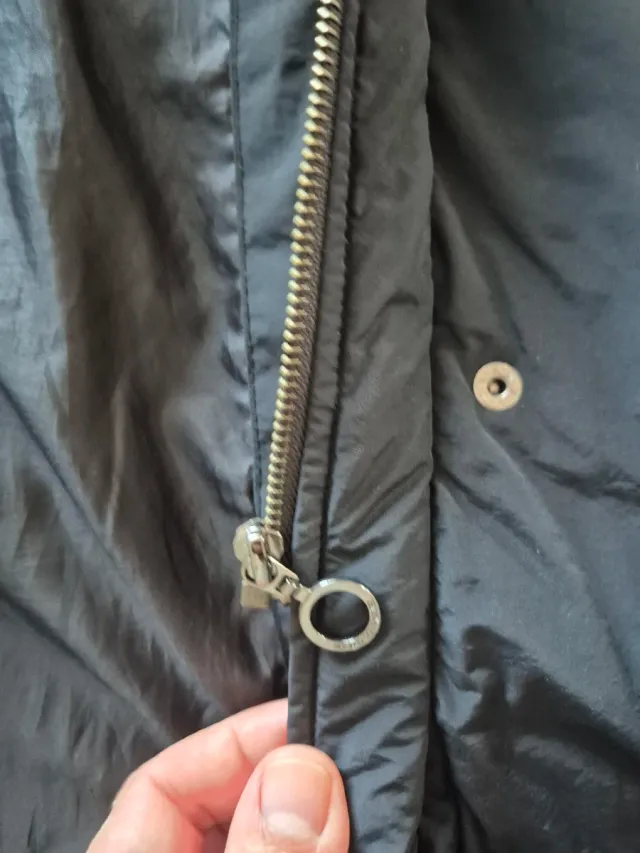 Abrigo Adolfo Domínguez Negro Nylon