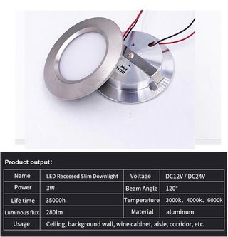 Focos LED Camper 12V (Luz Interior Coche)