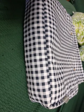 Bolso maternidad cochecito cuadros