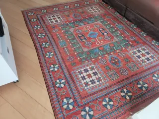 Alfombra Kilim de Lana Multicolor