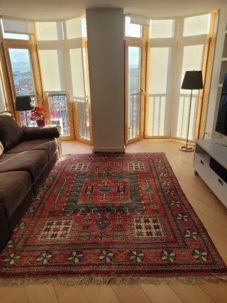 Alfombra Kilim de Lana Multicolor