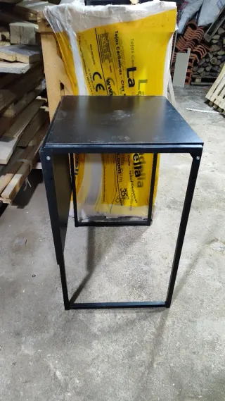 Mesa plegable negra