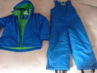 Conjunto esquí niño 4 años azul