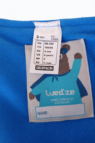 Conjunto esquí niño 4 años azul