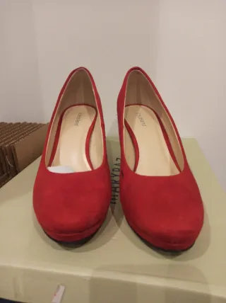 Zapatos de salón Marypaz rojos