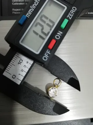 Colgante Oro 18k con Circonita Blanca