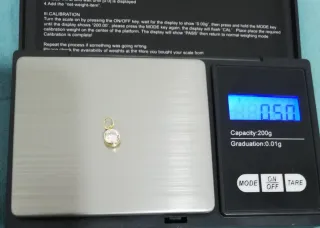 Colgante Oro 18k con Circonita Blanca