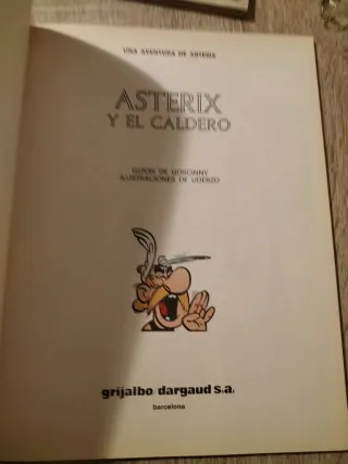 Lote comics o libros Astérix y Obélix Grijalbo