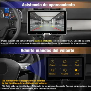 Radio Coche Android 13 2GB+64GB 1 DIN