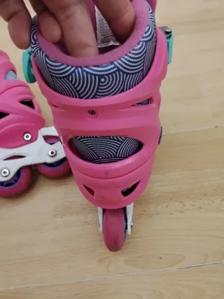Pattini inline rosa e viola