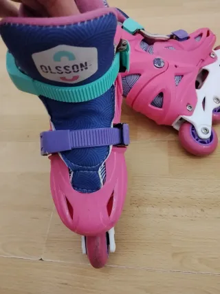 Pattini inline rosa e viola