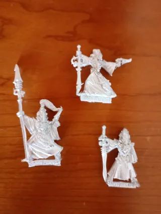 Figuras Videntes y Brujos Aeldari Metal