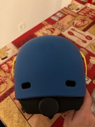 Casco esquí/snowboard niño azul y amarillo