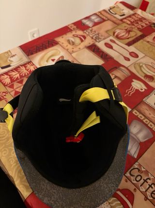 Casco esquí/snowboard niño azul y amarillo