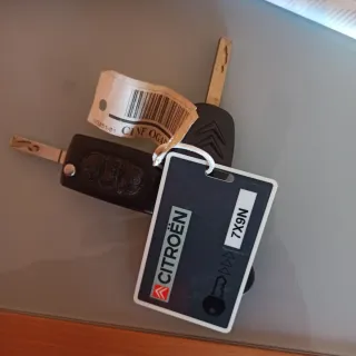 Placa Llave Coche Citroen Peugeot