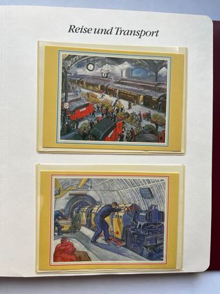 Álbum Sellos 150 Años de Ferrocarril Alemán VOL.1