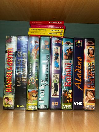 Lote VHS Películas Infantiles Clásicas